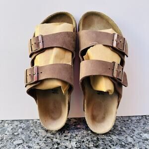 BIRKENSTOCK Arizona Soft Footbed Oiled Leather Habana Brown EUR 42 US W 11/M 9